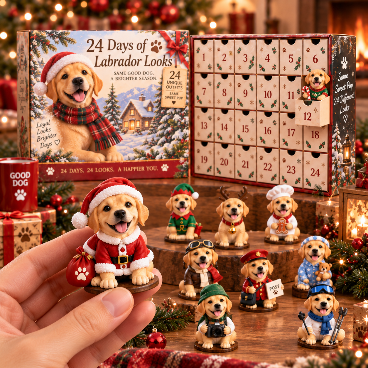 🎁Last Day 49% OFF-🐾 24 Days of Holiday Pup Adventures™