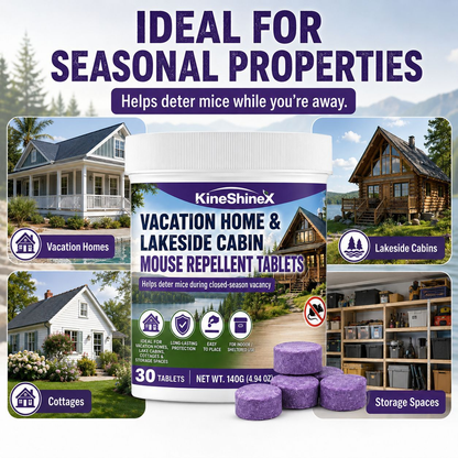 Vacation Home & Lakeside Cabin Mouse Repellent Tablets