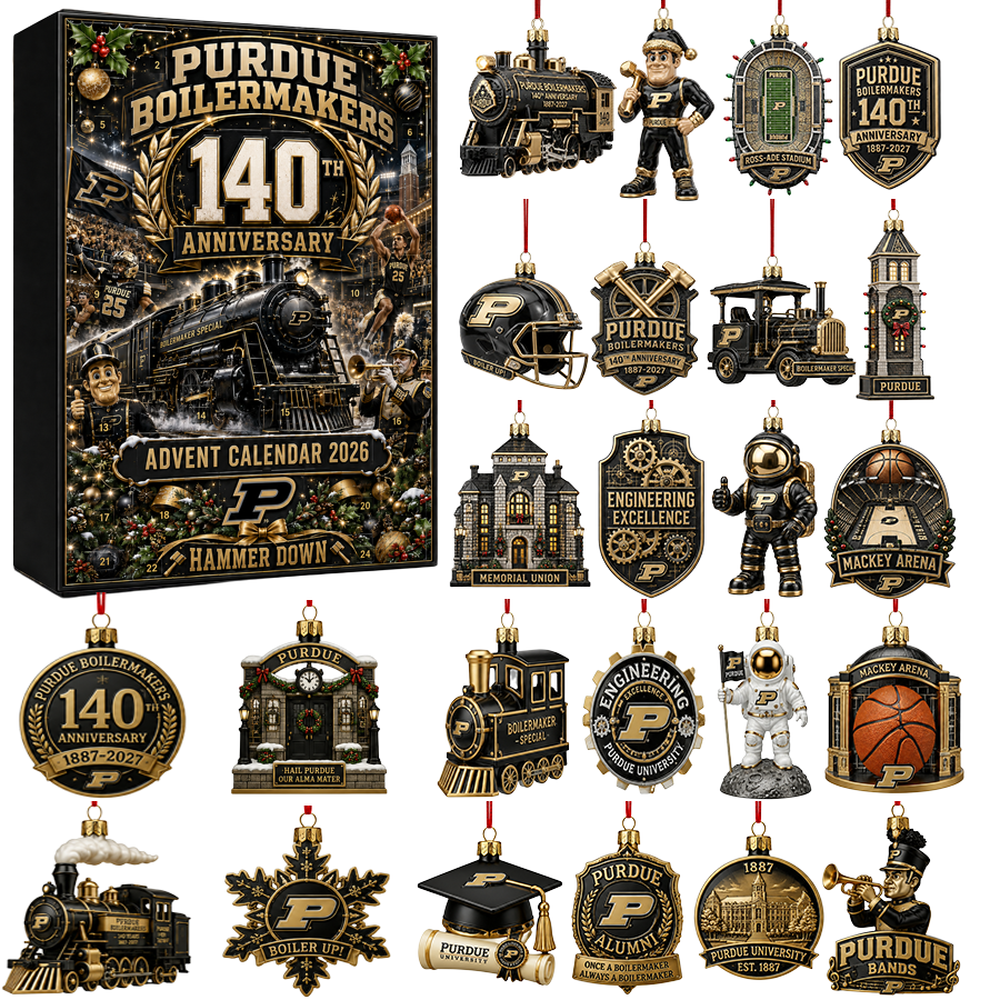 Purdue Boilermakers 140th Anniversary Edition 2026 Advent Calendar