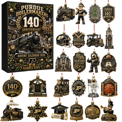 Purdue Boilermakers 140th Anniversary Edition 2026 Advent Calendar