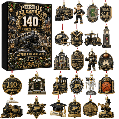 Purdue Boilermakers 140th Anniversary Edition 2026 Advent Calendar
