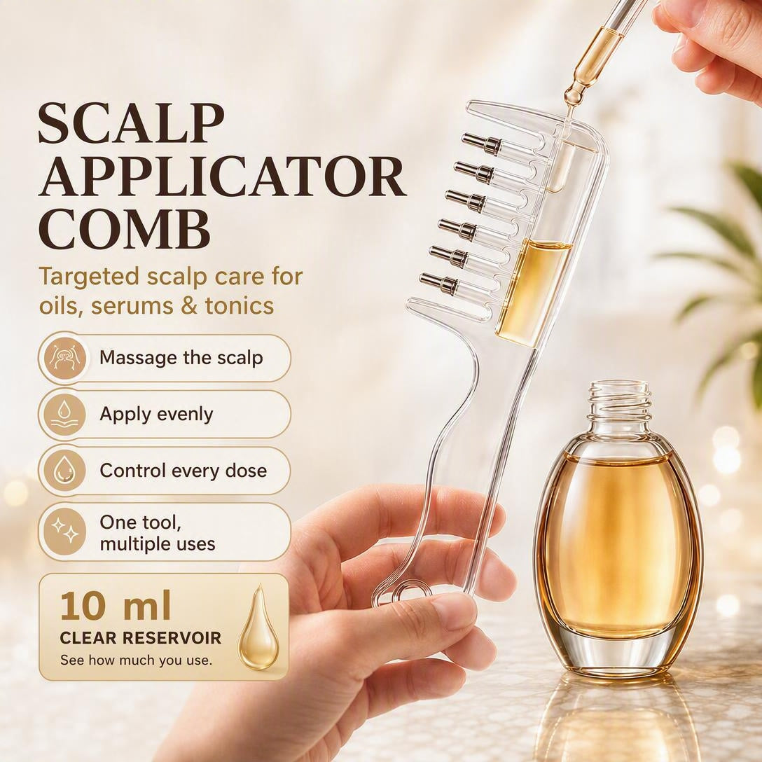 Scalp Serum Applicator Comb