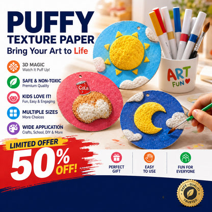 🎄Special Surprise Offer 🎁Buy 3 Get 2 Free！🔮Master the magic of painting！👩‍🎨Foam Texture Painting Paper🎁