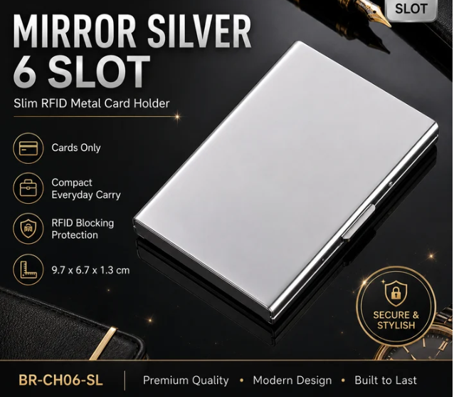 RFID Blocking Metal Card Holder