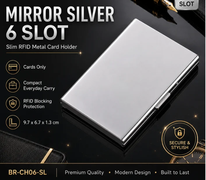 RFID Blocking Metal Card Holder