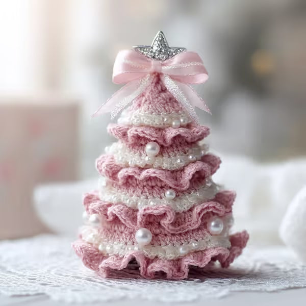 🎄 DIY Crochet Christmas Tree Kit – Create Your Own Holiday Magic