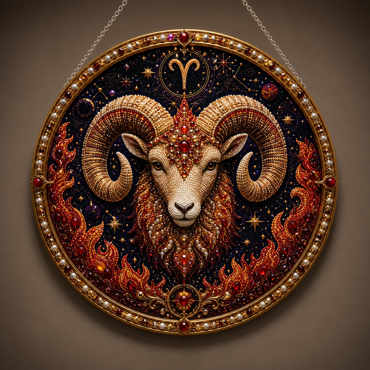 🔥Last Day 49% OFF - 12 Zodiac Signs Pearl Art Kit ♈🌙