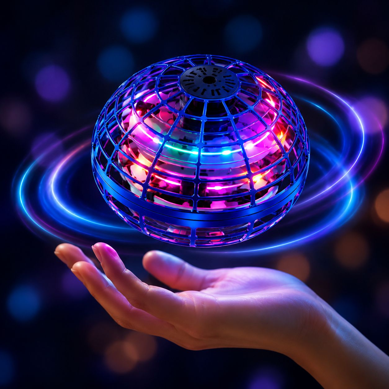 SkySpin-Gesture Flight Ball  USB Rechargeable Gesture Control LED Lighting