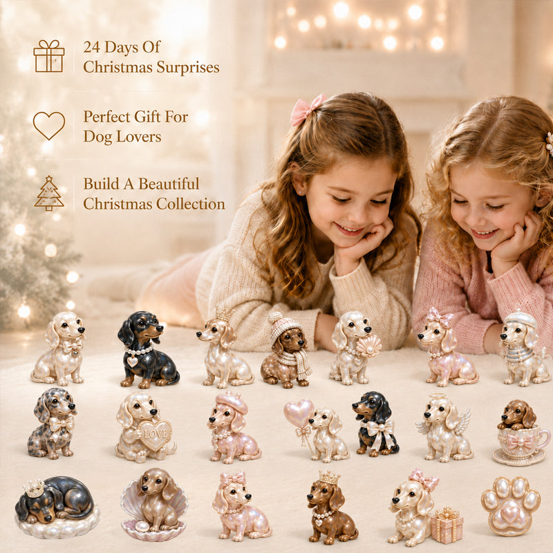 🐶 2026 Dachshund Christmas Advent Calendar – 24-Day Collectible Countdown for Dog Lovers