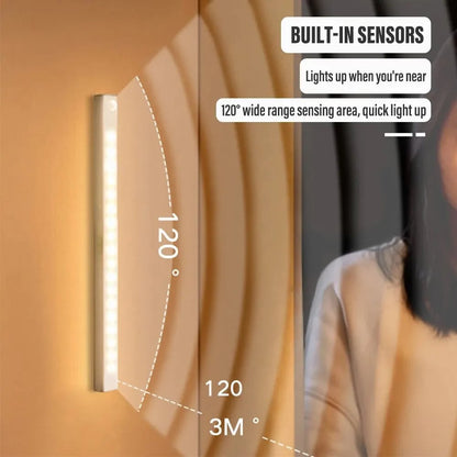 🔥Only $8.99 Last Day Promotion!💡 Punch-free Smart Sensor Magnetic Rechargeable LED Lights