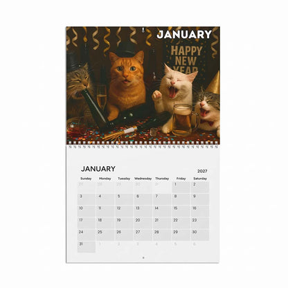 🍺🐱 2027 Drunk Cats Calendar