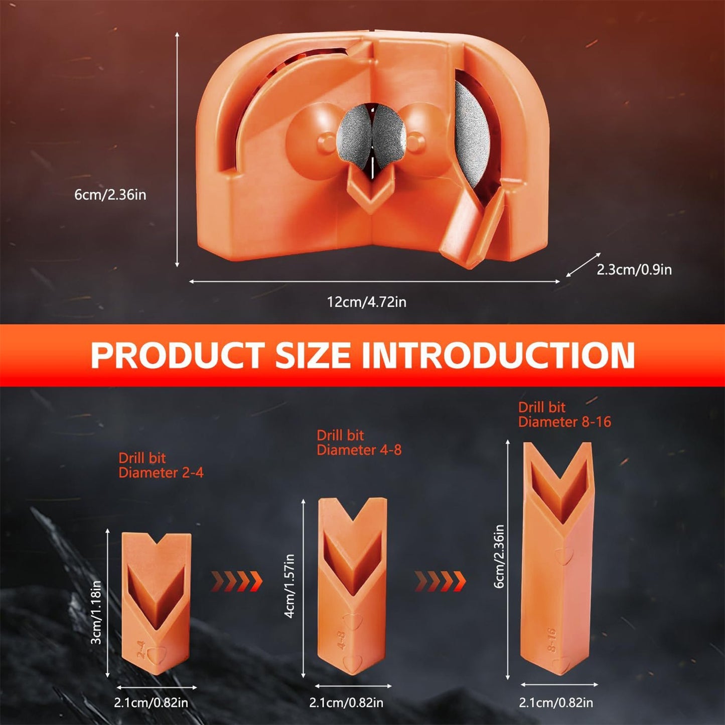 Multi-Function Drill Bit Sharpener