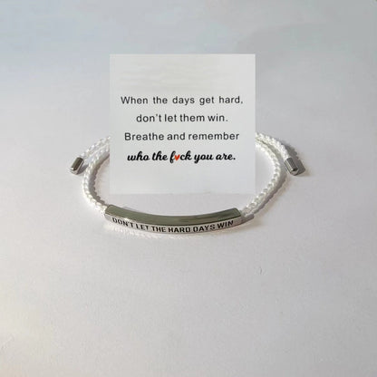 🔥Buy 1 Get 1 Free✨Don't Let The Hard Days Win Bracelet