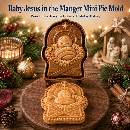 ✝️ Faith & Nativity Christmas Mini Pie Mold Collection