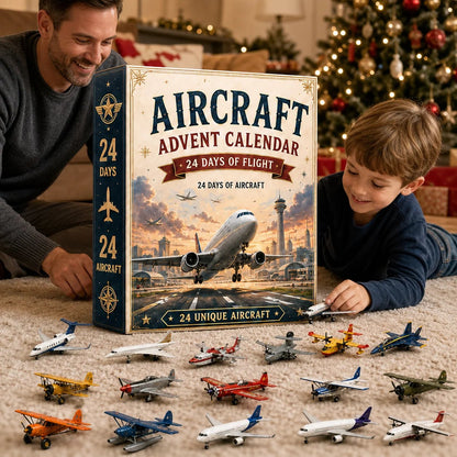 🎄Last Day 49% OFF – ✈️ Aircraft Advent Calendar 2026 | 24 Days of Flight with 24 Unique Miniature Airplanes, Jets & Aviation Collectibles 🎄🎁