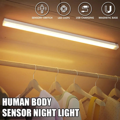 🔥Only $8.99 Last Day Promotion!💡 Punch-free Smart Sensor Magnetic Rechargeable LED Lights