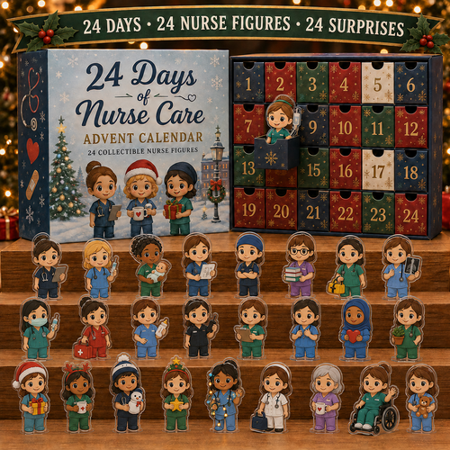 CHRISTMAS KICKOFF 49% OFF - 2026 Nurse Care Blind Box - 24‑Day Festive Countdown, Nurse Figures Blind Box - Gift For Nurse Lovers
