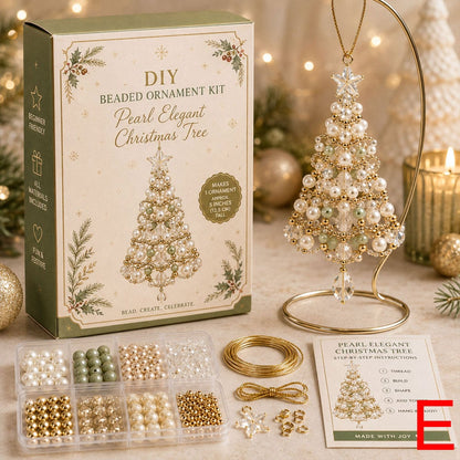 🎄 DIY Christmas Tree Beaded Ornament Kit