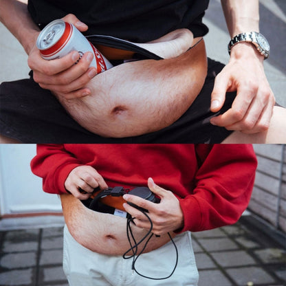 Funny Belly Bag – Realistic Big Belly Novelty Waist Bag