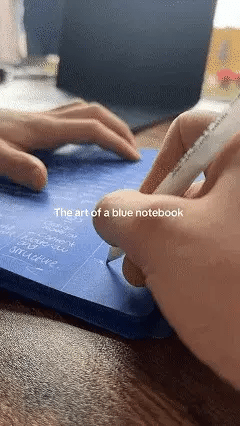 📘 Notedfy Think Blue Notebook – A Different Page for Better Ideas 💙