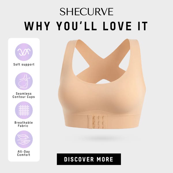 🏆 Last Day Special Price £9.99 ! 💐AlignLift Posture-Perfect Wireless Bra – Posture Correction (The leopard-print style is sold out)💕