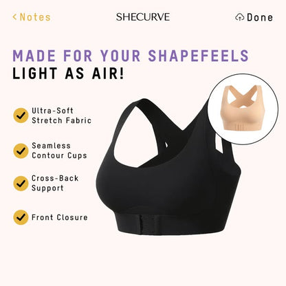 🏆 Last Day Special Price £9.99 ! 💐AlignLift Posture-Perfect Wireless Bra – Posture Correction (The leopard-print style is sold out)💕