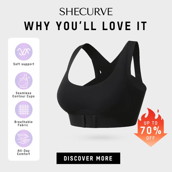 🏆 Last Day Special Price £9.99 ! 💐AlignLift Posture-Perfect Wireless Bra – Posture Correction (The leopard-print style is sold out)💕
