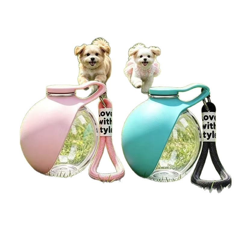 ⏳Time-Limited Special⏰2-in-1 Portable Dog Water Bottle for Small Dogs - Leak-Proof & Compact