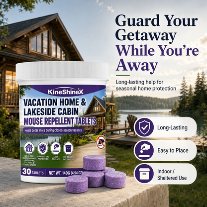 Vacation Home & Lakeside Cabin Mouse Repellent Tablets