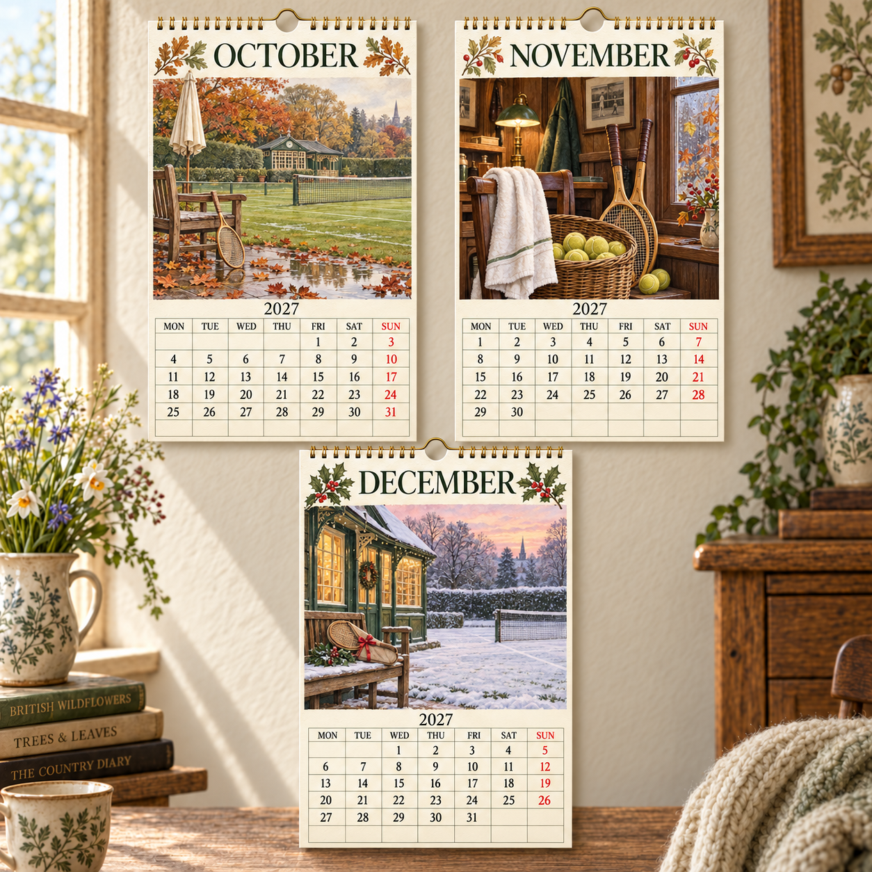 2027 Lawn Tennis Calendar — Grass Courts & Summer Traditions