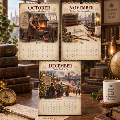 2027 Industrial Revolution Calendar｜A4 Hanging Calendar