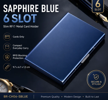 RFID Blocking Metal Card Holder