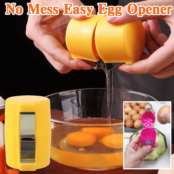 Last Day 50% OFF🥚Efficient Egg Cracking Tool, Handy Egg Separator
