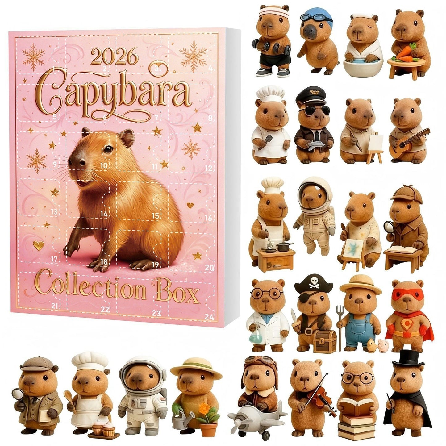 2026 3D Capybara Advent Calendar