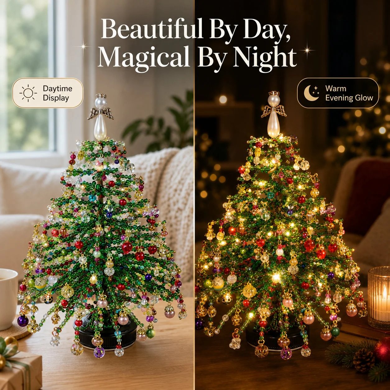 🏆Flash Sale✨DIY Beaded Christmas Tree Kit🎅🎄
