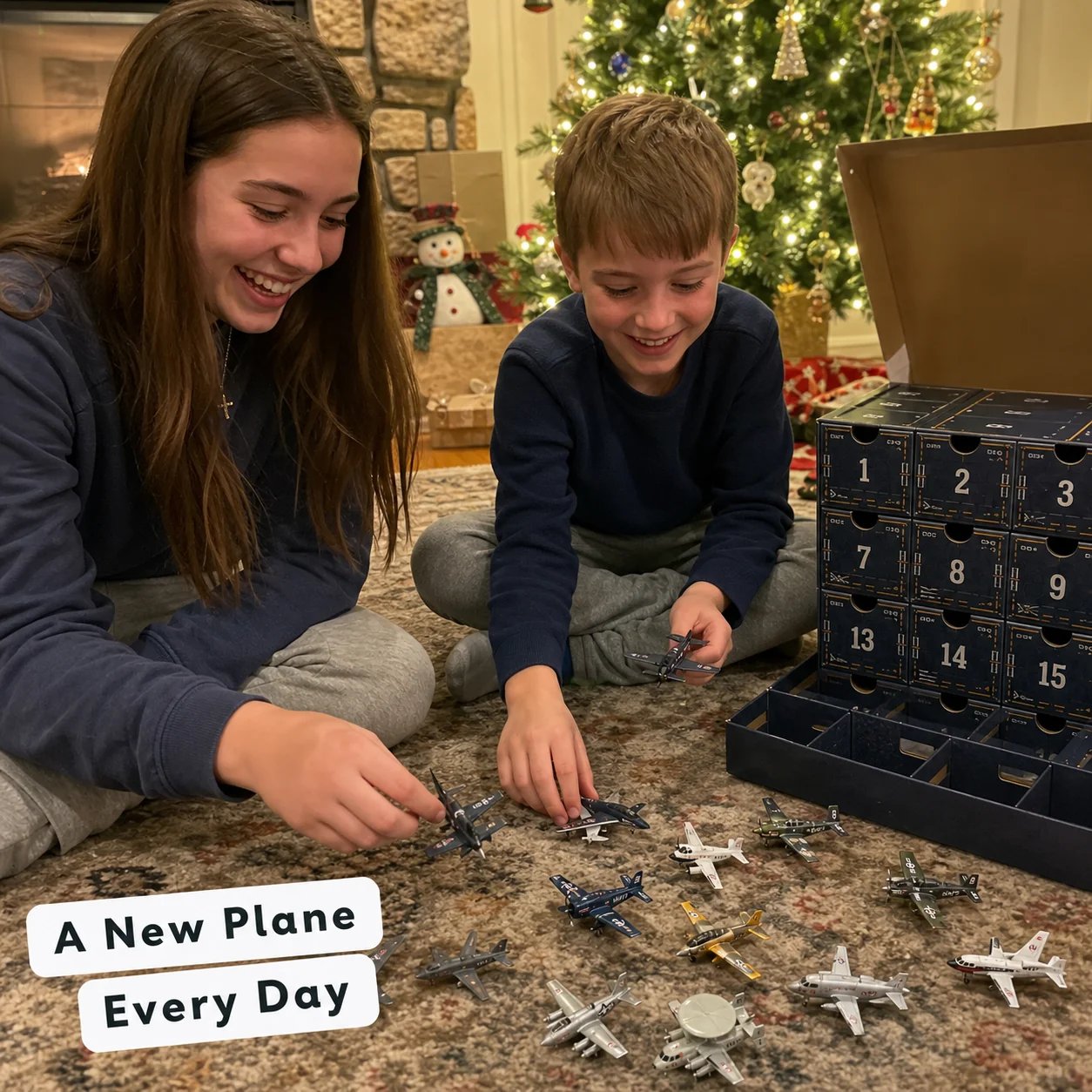 🎄LAST DAY 49% OFF -💥2026 Aviation Legends 24-Day Aircraft Advent Calendar – 24 Collectible Airplane Surprises for Aviation Fans