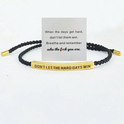 🔥Buy 1 Get 1 Free✨Don't Let The Hard Days Win Bracelet