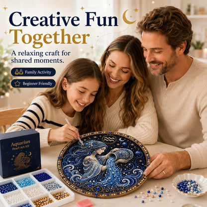 🔥Last Day 49% OFF - 12 Zodiac Signs Pearl Art Kit ♈🌙