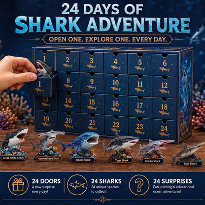 🔥49% Off Today Only-🦈 2027 Shark World Advent Calendar