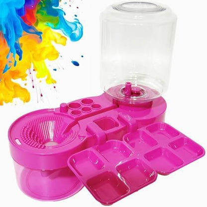 🎨 Paint Brush Cleaner Washer |  Multifunctional Painting Tool 💖 For Artists, Painting Beginners & Studio Creation