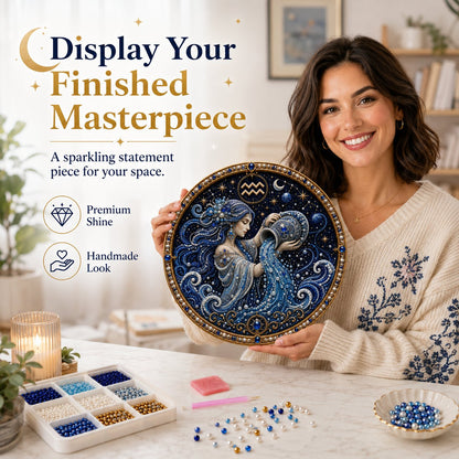 🔥Last Day 49% OFF - 12 Zodiac Signs Pearl Art Kit ♈🌙