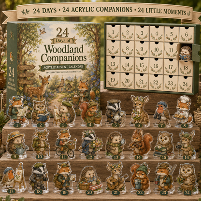 🐾 Last Day 49% OFF – British Pet Parade 24-Day Surprise Calendar 2026 | 24 Unique Acrylic Pets & Charming British Moments 🎁