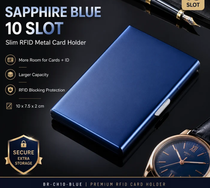 RFID Blocking Metal Card Holder