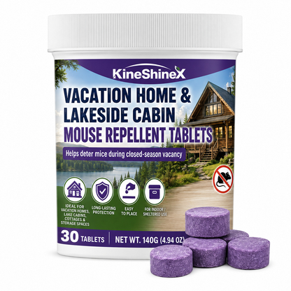 Vacation Home & Lakeside Cabin Mouse Repellent Tablets
