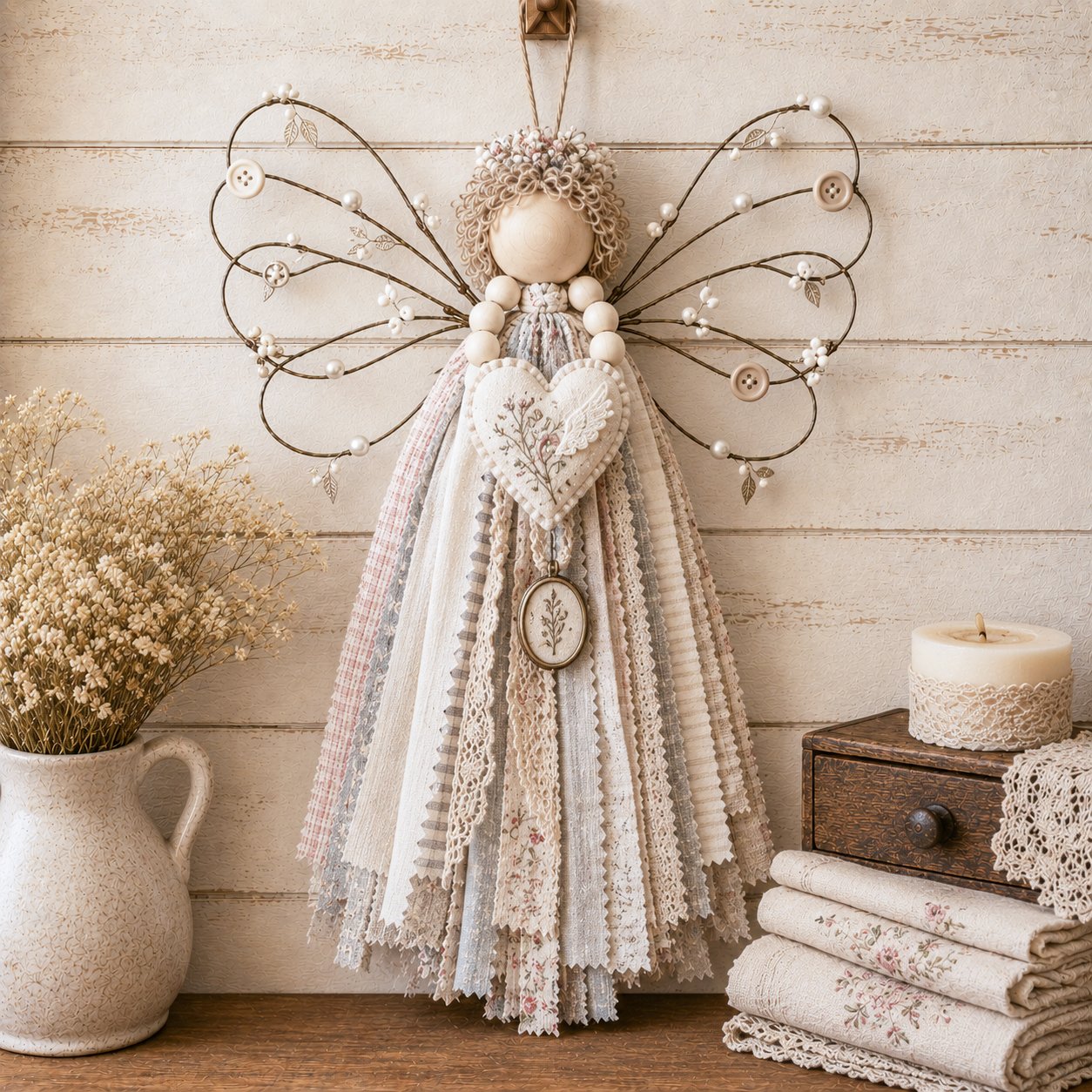 🔥Last Day 49% OFF - 🪽 Angel Fabric Hanging DIY Kit