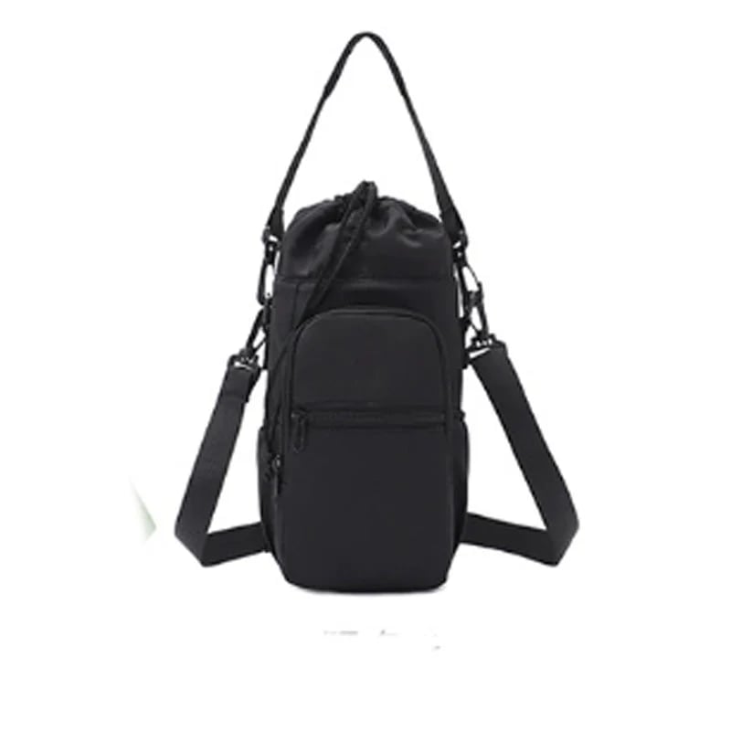 Water Bottle Carrier Bag with Phone Pockets