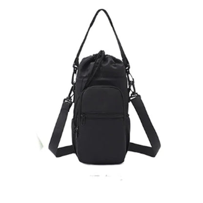 Water Bottle Carrier Bag with Phone Pockets