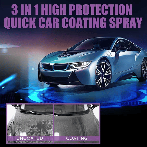 🏆 Last Day Special Price £9.78 !🔥Buy 2 Get 1 Free✨ 3 in 1 High Protection Quick Car Coating Spray