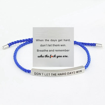 🔥Buy 1 Get 1 Free✨Don't Let The Hard Days Win Bracelet