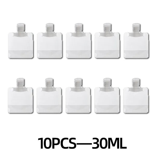 🌷Summer SALE - Portable Travel Fluid Makeup Packing Bag(10 Pcs）